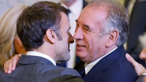 Emmanuel Macron et François Bayrou le 22 novembre 2023
