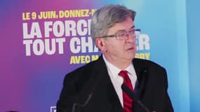 Jean-Luc Mélenchon en meeting à Marseille le 23 mai 2024 (capture d'écran)