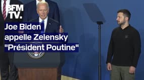 Joe Biden appelle par erreur Volodymyr Zelensky "Président Poutine"