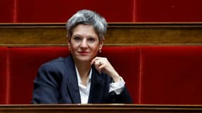 La députée EELV Sandrine Rousseau le 3 octobre 2022 à l'Assemblée nationale à Paris