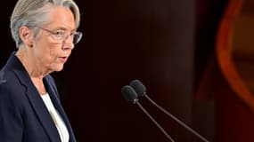 La Première ministre Élisabeth Borne le 16 octobre 2023