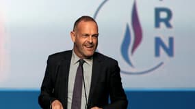 Le maire RN d'Hénin-Beaumont Steeve Briois le 4 juillet 2021 au congrès du parti à Perpignan