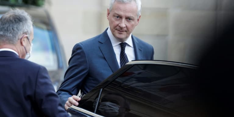 Le ministre de l'Economie Bruno Le Maire à l'Elysée, le 3 novembre 2021