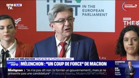 Jean-Luc Mélenchon: "Nous sommes sous l'emprise d'un coup de force"