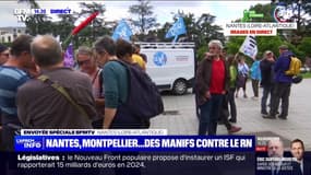 Nantes: la manifestation contre le RN s'apprête à partir