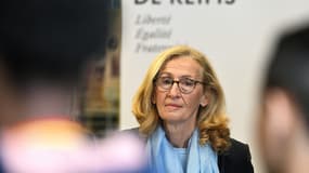 Nicole Belloubet à Reims le 12 février 2024