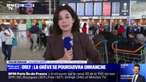 Orly: la grève se poursuivra dimanche