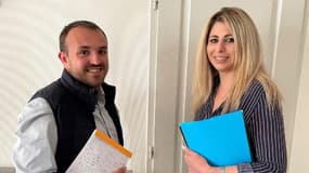 Sandra Raponi, présidente du parti Les Républicains dans les Alpes-de-Haute-Provence, et Pierre Catillon, conseiller départemental.