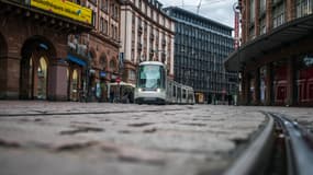 Tram à Strasbourg.