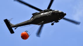Un hélicoptère de l'armée tunisienne, le 27 juillet 2023.